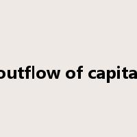 outflow of capital是什么意思