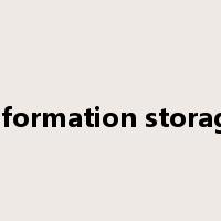 information storage是什么意思