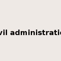 civil administration是什么意思