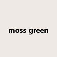 moss green是什么意思
