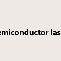 semiconductor laser是什么意思