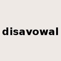 disavowal是什么意思