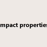 impact properties是什么意思