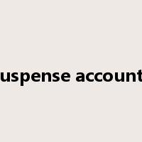 suspense accounts是什么意思