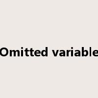 Omitted variable是什么意思