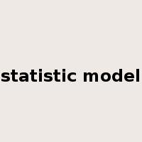 statistic model是什么意思