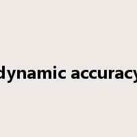 dynamic accuracy是什么意思