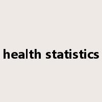 health statistics是什么意思