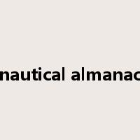 nautical almanac是什么意思