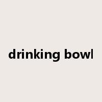drinking bowl是什么意思