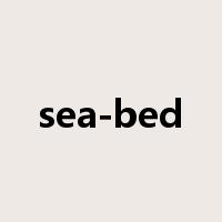 sea-bed是什么意思