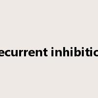 Recurrent inhibition是什么意思