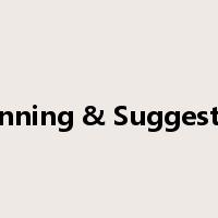 Planning & Suggestion是什么意思