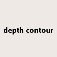 depth contour是什么意思