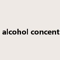 blood alcohol concentration是什么意思