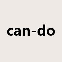can-do是什么意思