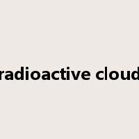 radioactive cloud是什么意思