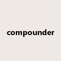 compounder是什么意思