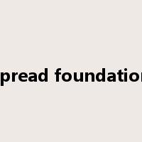 spread foundation是什么意思