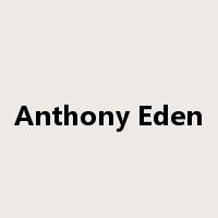 Anthony Eden是什么意思