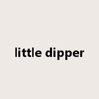 little dipper是什么意思