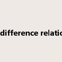 indifference relation是什么意思