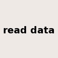 read data是什么意思
