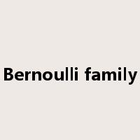 Bernoulli family是什么意思