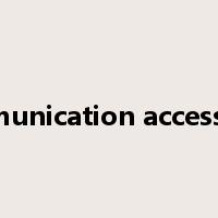 communication accessories是什么意思