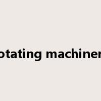 rotating machinery是什么意思