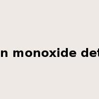 carbon monoxide detector是什么意思
