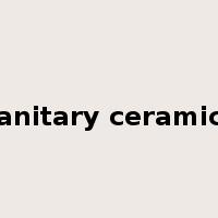 sanitary ceramics是什么意思