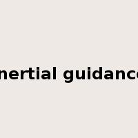 inertial guidance是什么意思