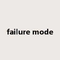 failure mode是什么意思