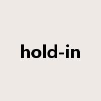 hold-in是什么意思