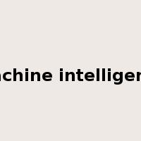 machine intelligence是什么意思
