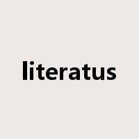 literatus是什么意思