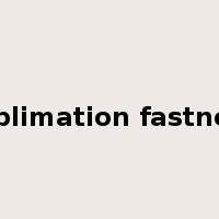 sublimation fastness是什么意思