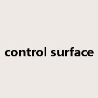 control surface是什么意思