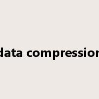 data compression是什么意思