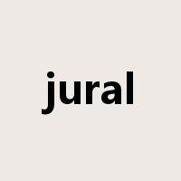 jural是什么意思
