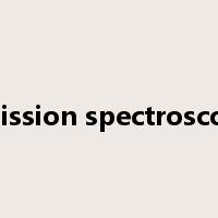 emission spectroscopy是什么意思