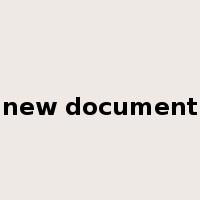 new document是什么意思