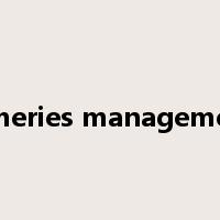 fisheries management是什么意思
