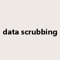 data scrubbing是什么意思