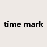 time mark是什么意思