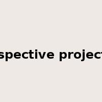 perspective projection是什么意思
