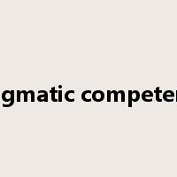 pragmatic competence是什么意思