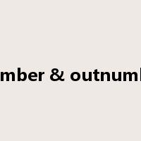 Number & outnumber是什么意思