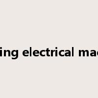 rotating electrical machine是什么意思